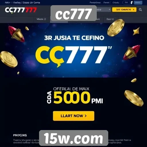 Plataforma cc777 oferece promoções e bônus exclusivos